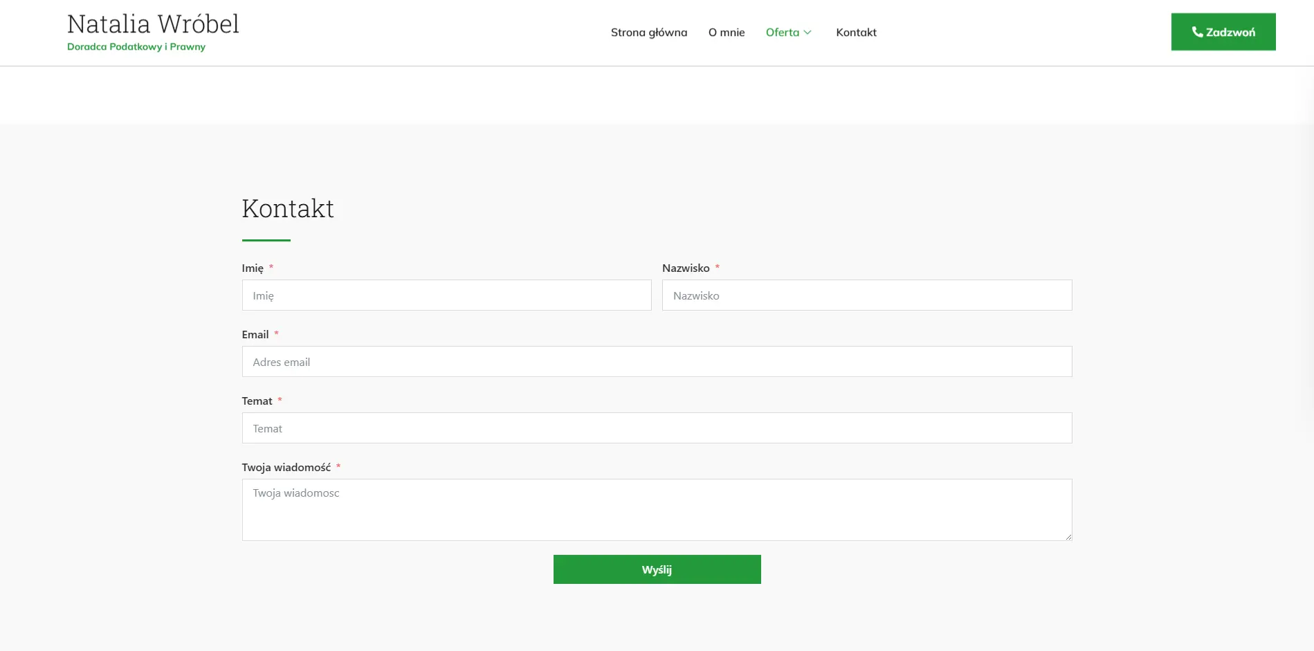 Natalia Wróbel kontakt