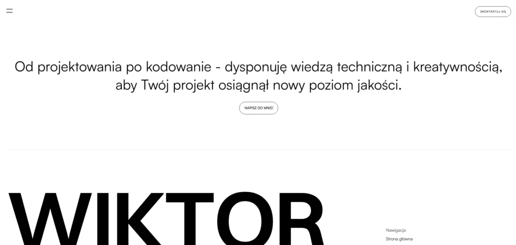 Wiktor Wróbel portfolio